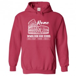 Rome Wimbledon High School Holiday Tour 2023 Kids & Adults Unisex Hoodie